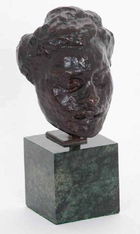 Esquisse De Tete Pour Jean De Fiennes (Tete Tragique) by Auguste Rodin