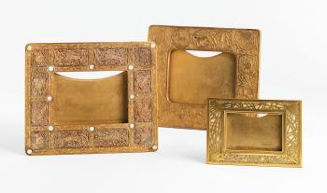 Three Photograph Frames by Tiffany Studios