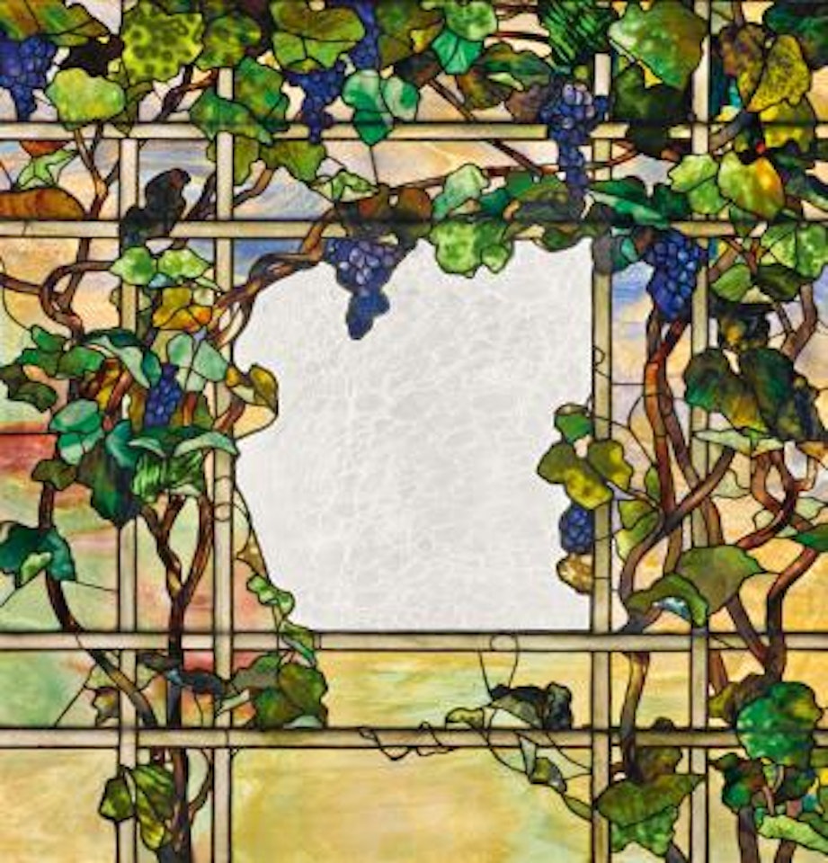 Grape Trellis Window by Tiffany Studios