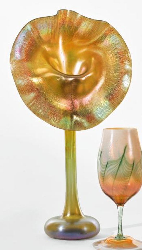 Jack-in-the-pulpit Vase by Tiffany Studios