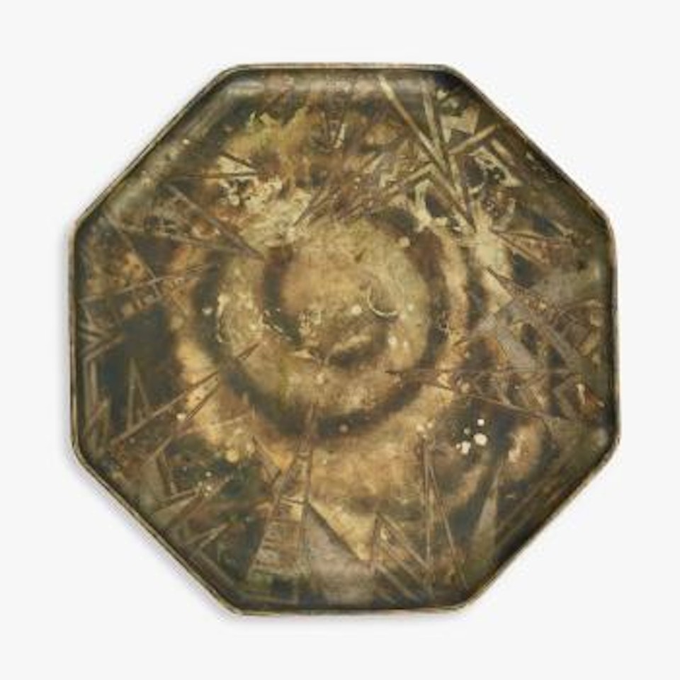 Dinanderie Octagonal Platter by Jean Dunand