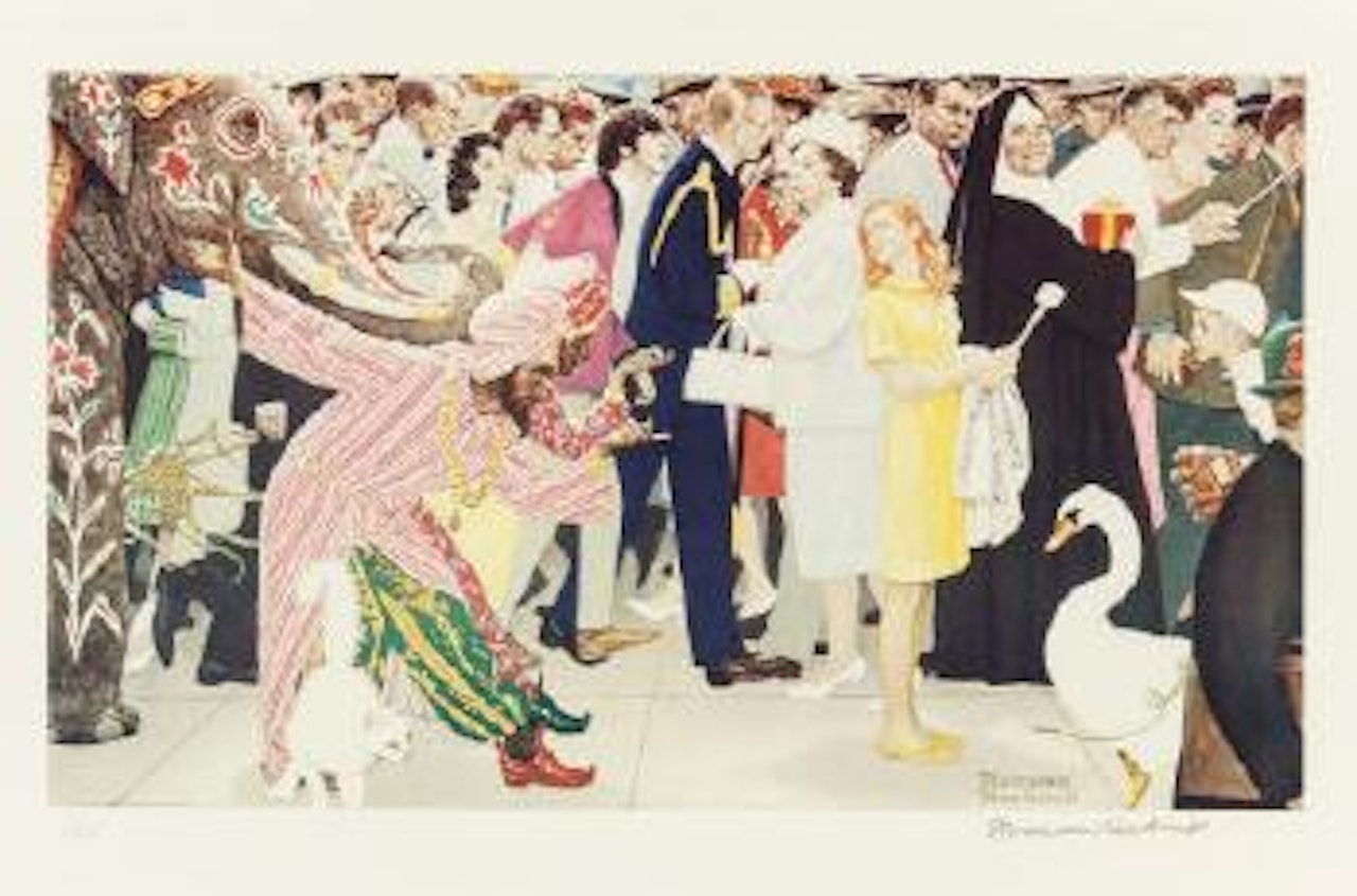 Saturday's People by Norman Rockwell