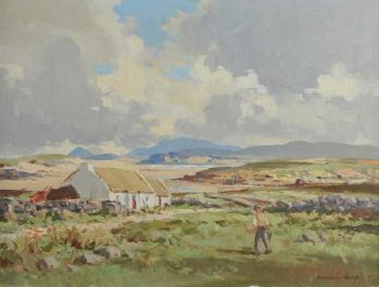 Northwest coast, Donegal by Maurice Canning Wilks
