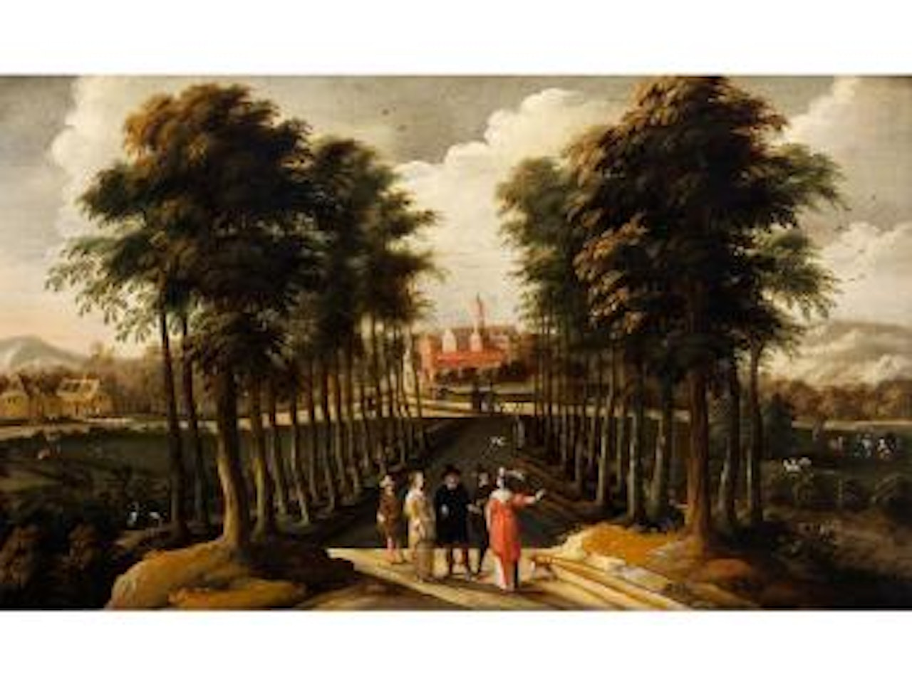 Landschaft mit Figuren by Cornelis de Wael by Cornelis de Wael