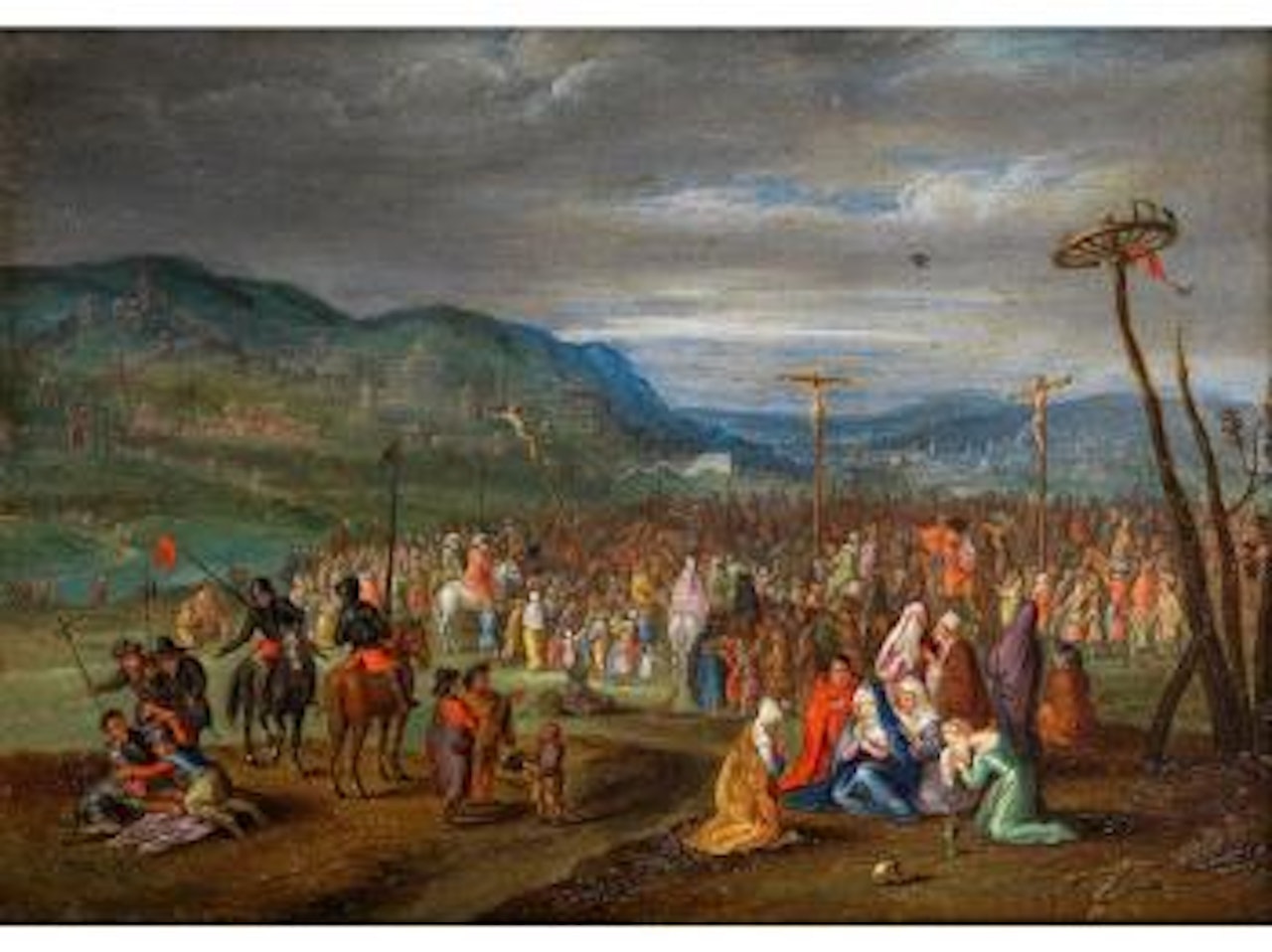 Kreuzigungsszene by Flemish School