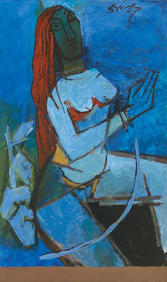 Lady by M.F. Husain
