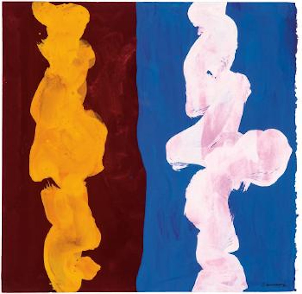 Untitled (Irregular Forms in Yellow, Red, White, and Blue) by Sol LeWitt