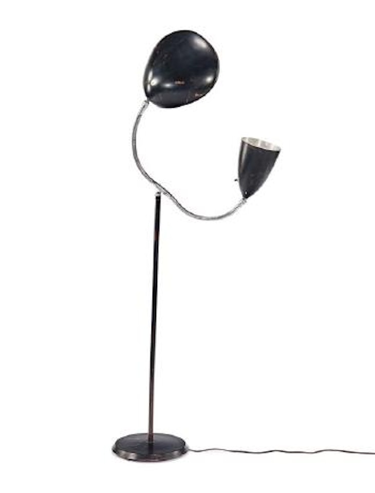 Double shade floor lamp by Greta Magnusson Grossman