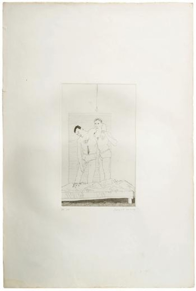 Illustrations for Fourteen Poems from C.P. Cavafy by David Hockney