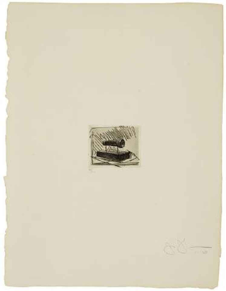 Flashlight (Small) (from 1st Etchings, 2nd State) by Jasper Johns