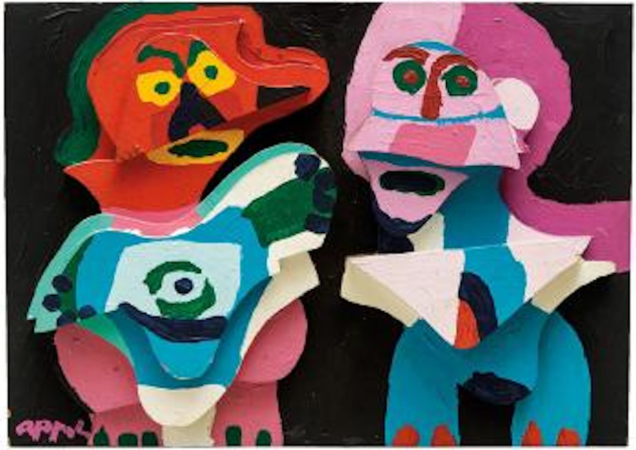 Couple in Wood by Karel Appel
