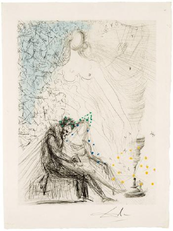 Le Couple à la Bougie (from Les Amours de Cassandre) by Salvador Dali