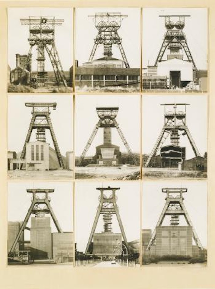 Fördertürme (Winding Towers) by Bernd & Hilla Becher