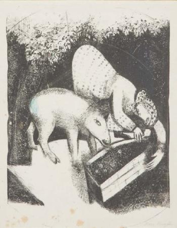 L’auge by Marc Chagall
