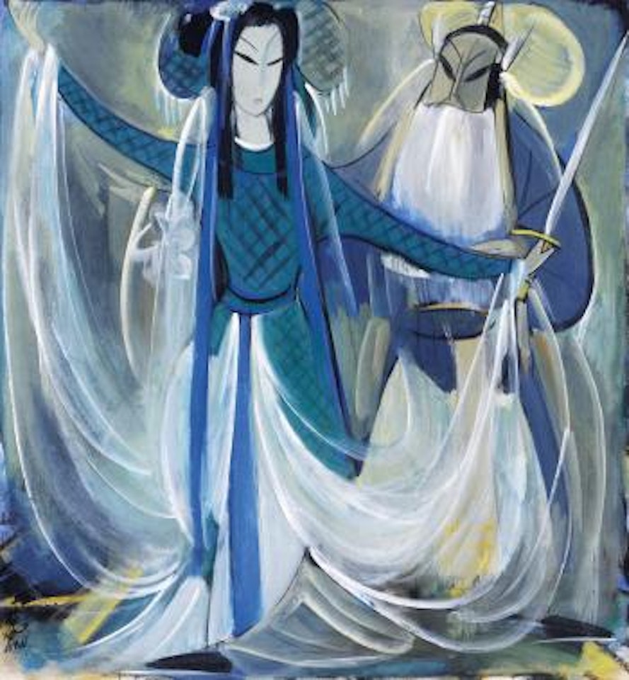 Beijing Opera Personae by Lin Fengmian