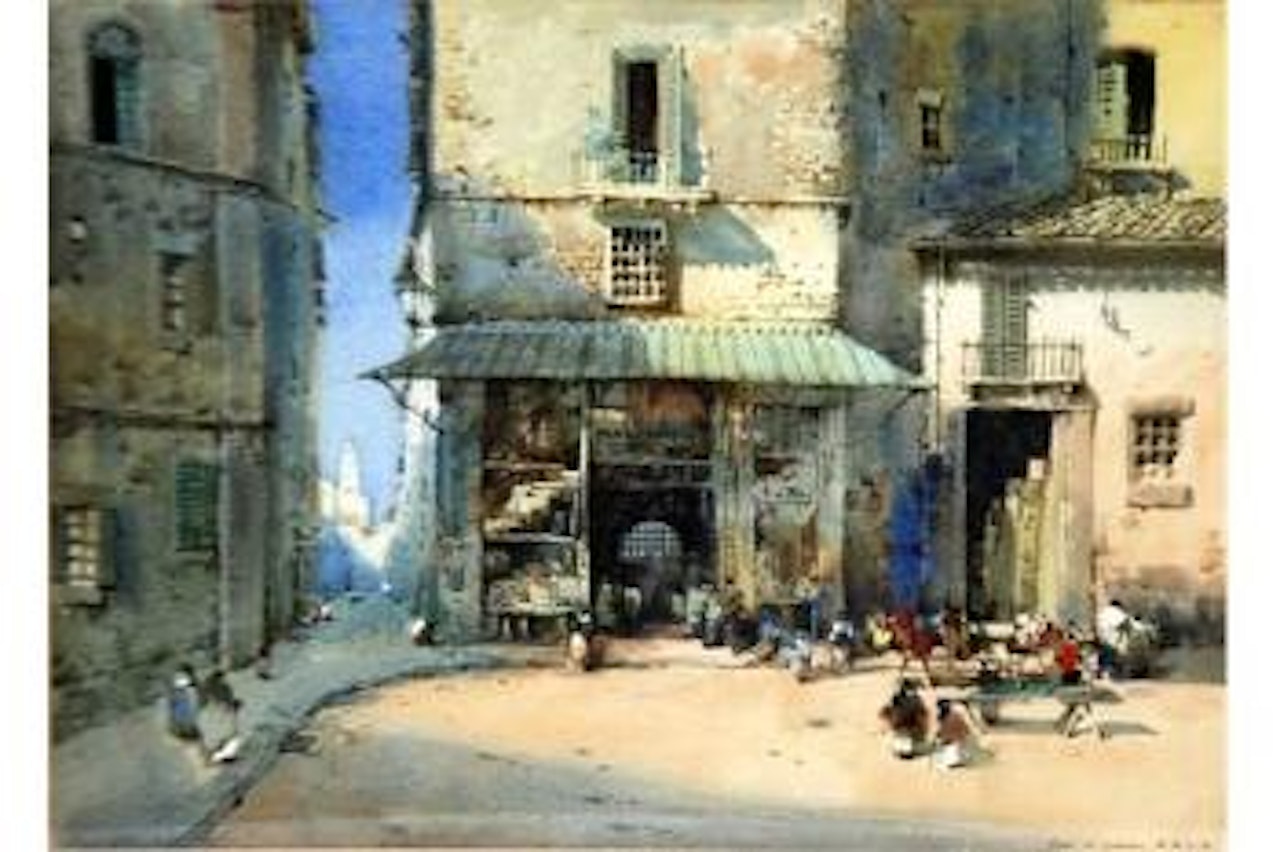 Baker's Shop, Naples by Noel Harry Leaver