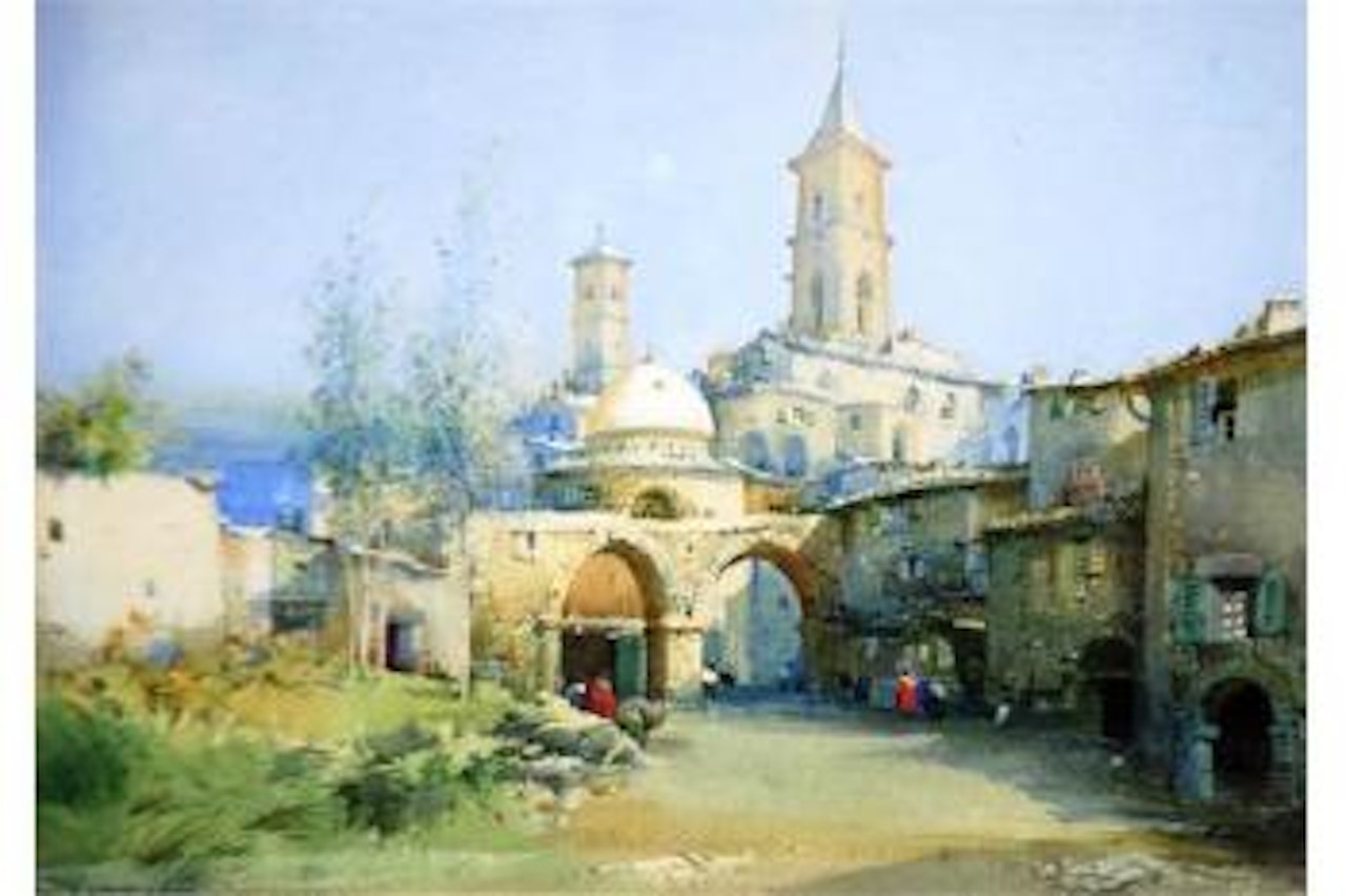 A little town, near Seville, Spain by Noel Harry Leaver