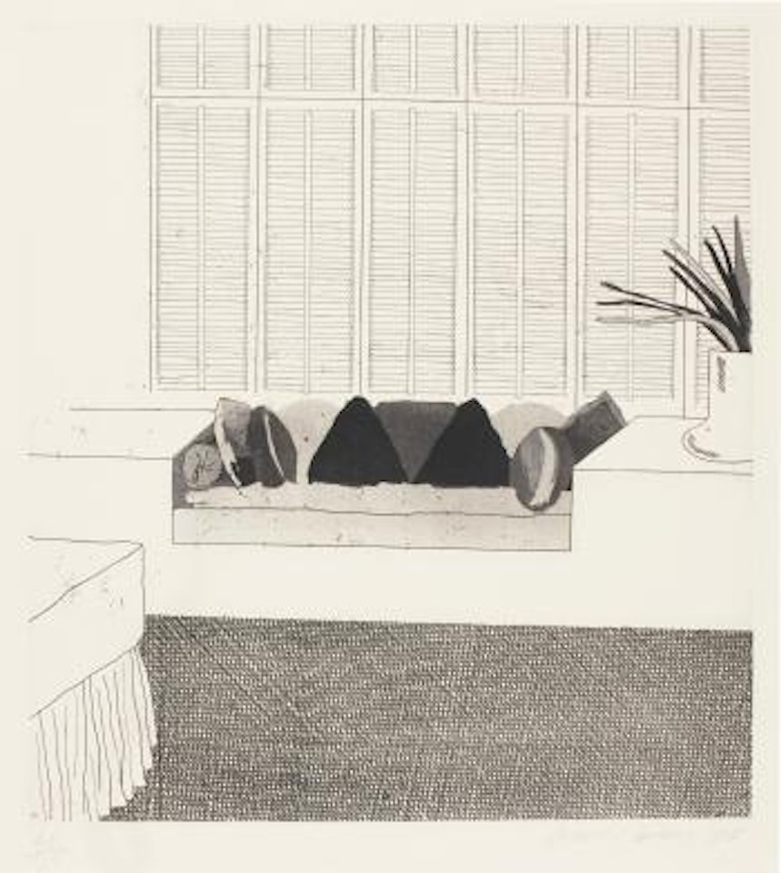 Cushions (Scottish Arts Council 64) by David Hockney