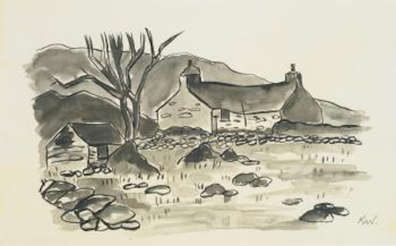 Welsh Farmhouse by Kyffin Williams