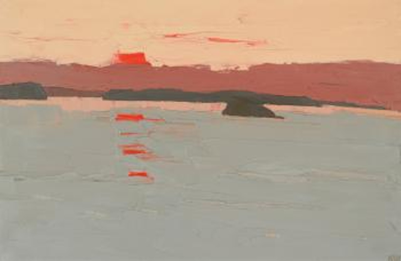 Sunset over Anglesey by Kyffin Williams