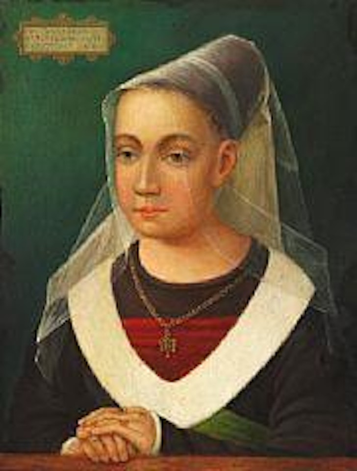 Portrait of a young girl or Sibylla Sambetha by Hans Memling