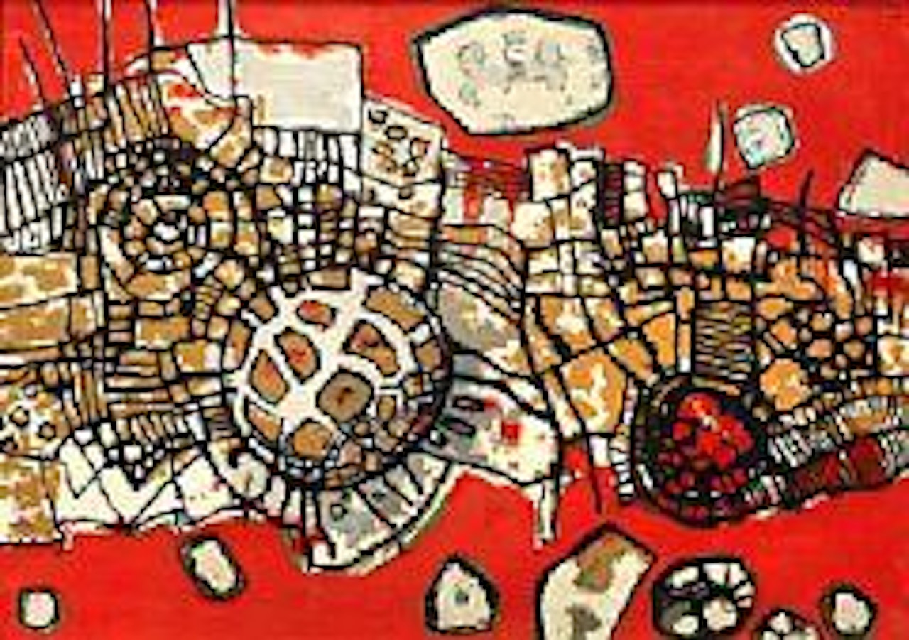 Les rochers rouges (The red rocks) by Corneille