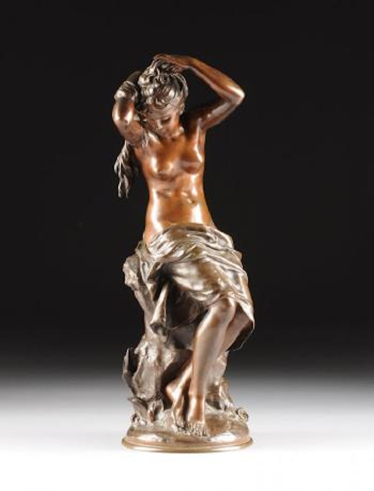 Jeune Femme Se Coiffant by Mathurin Moreau