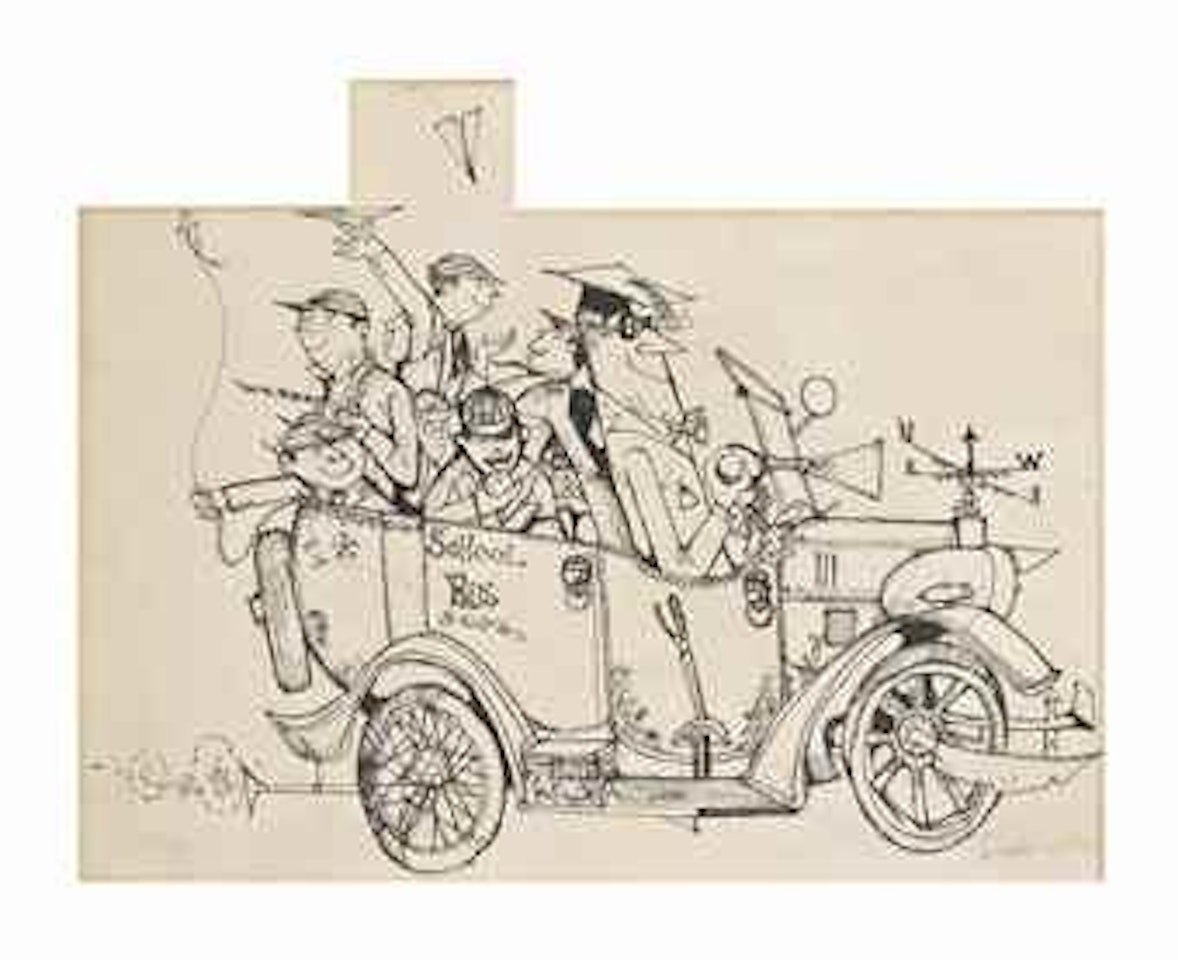 The school bus by Ronald Searle
