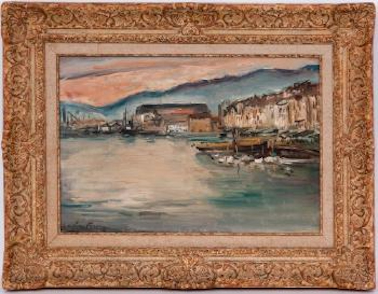 Le port de Toulon by Othon Friesz