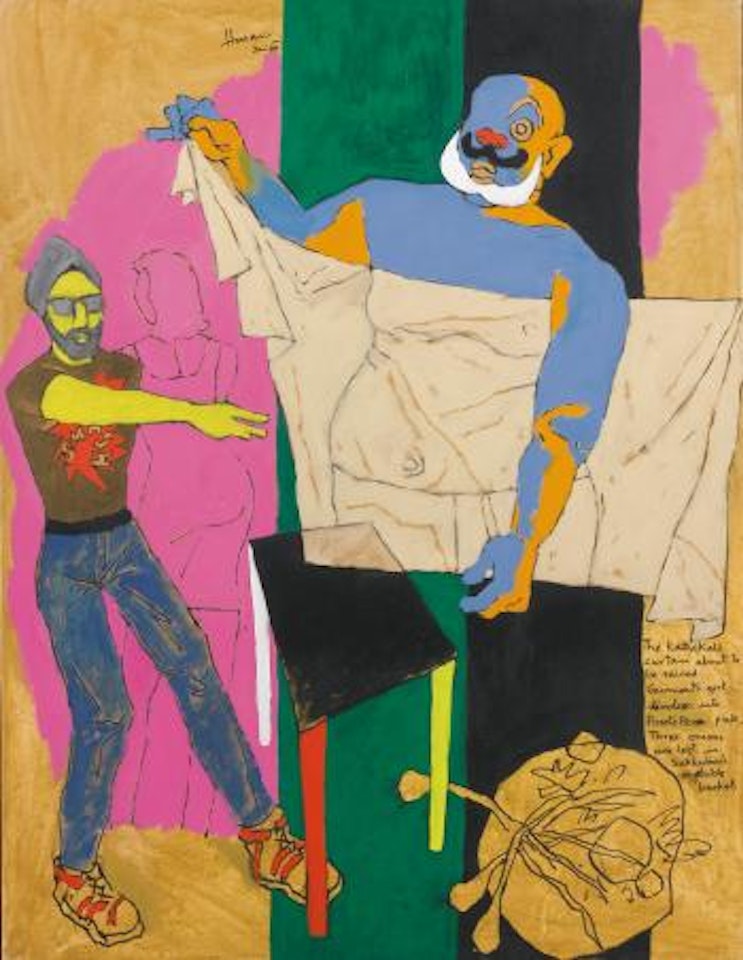 Untitled (From The Wings of Desire Series) by M.F. Husain