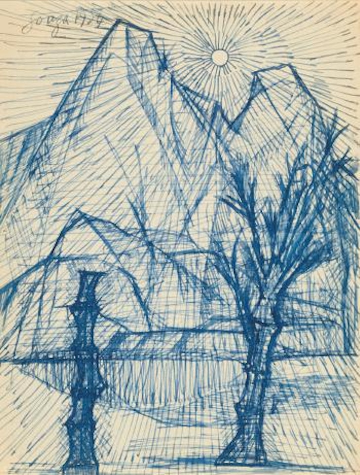 Untitled (Mountainscape) by Francis Newton Souza