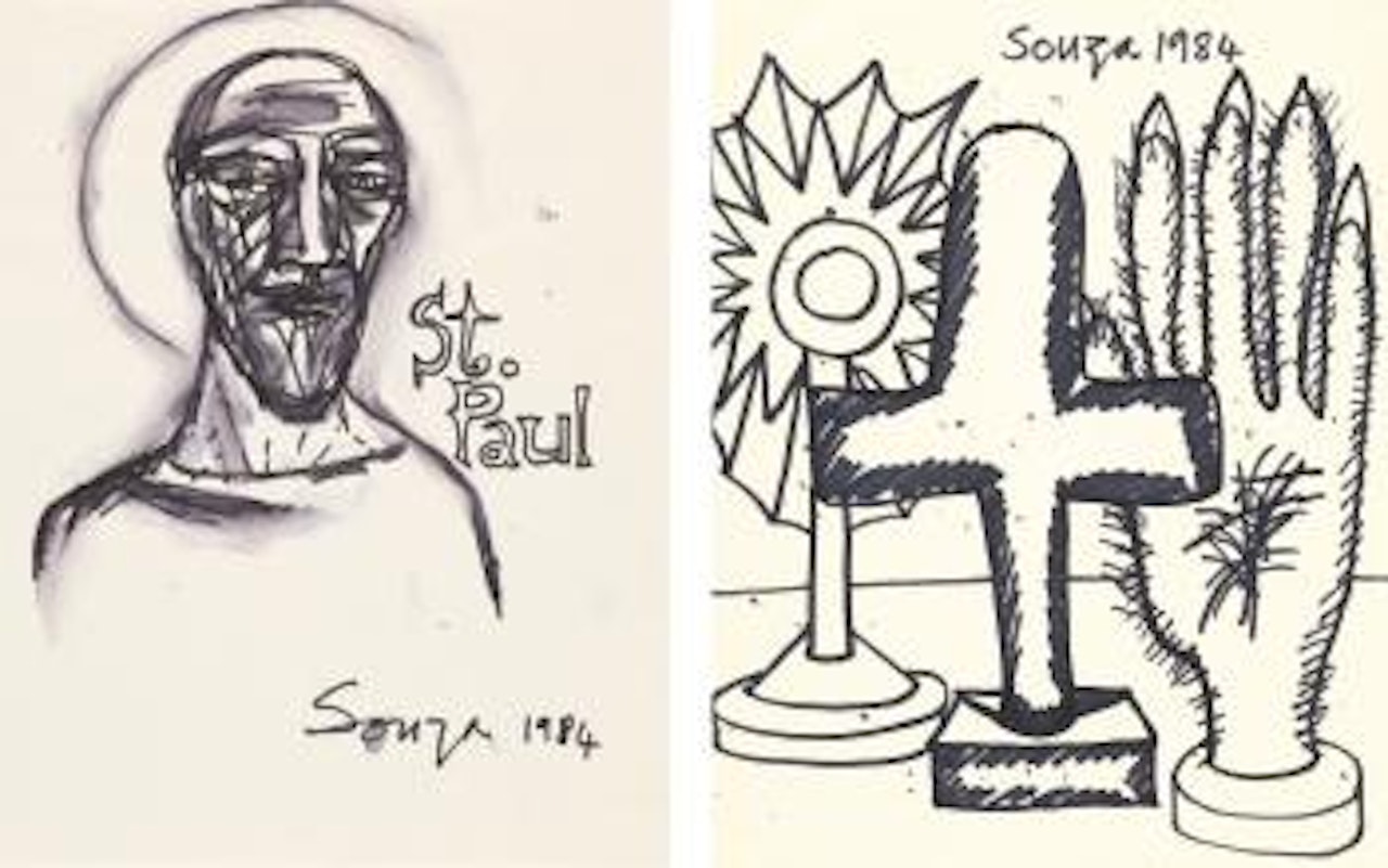 St. Paul; Untitled by Francis Newton Souza