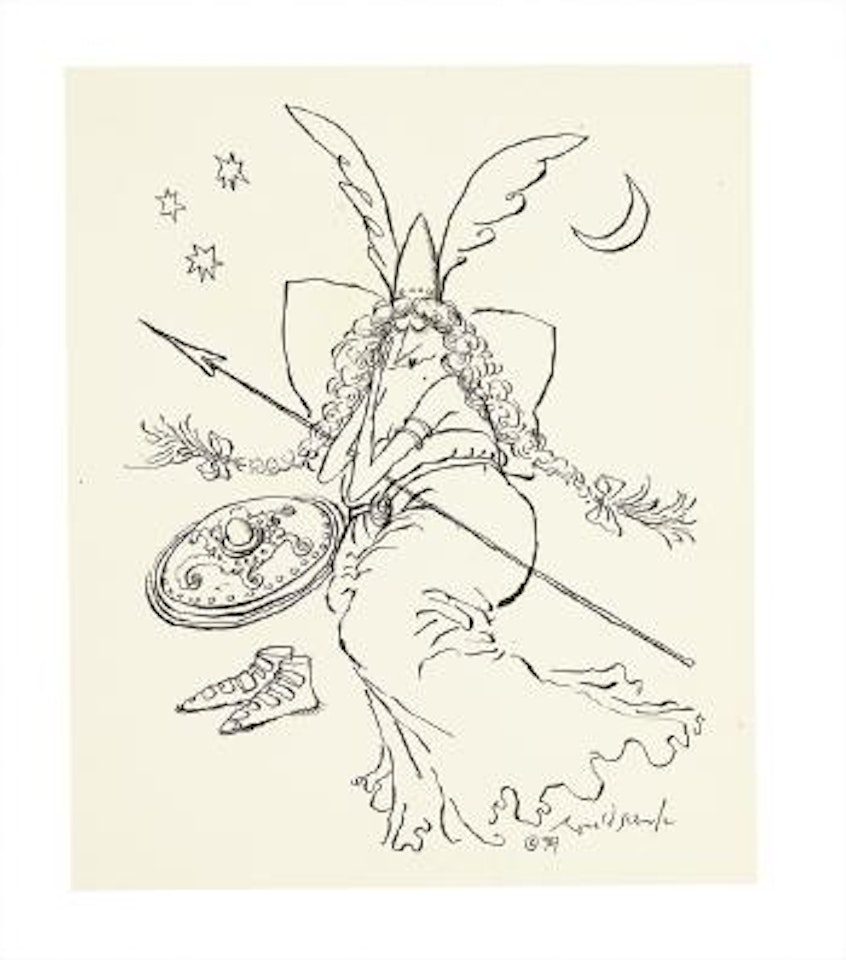 Sleeping Valkyrie by Ronald Searle