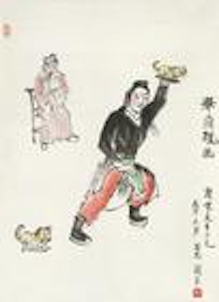 Chinese Opera Characters by Guan Liang