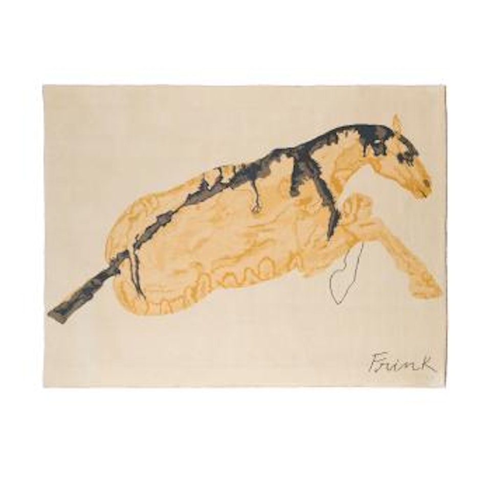 Reclining horse by Elisabeth Frink