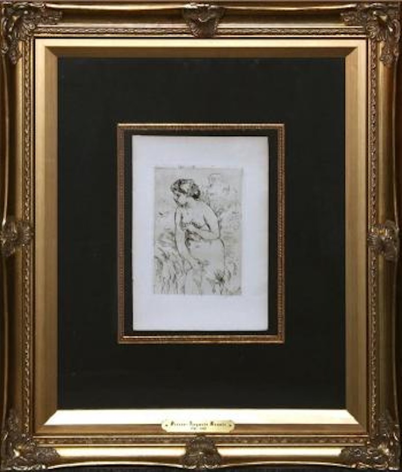 Baigneuse Debout, A Mi Jambes by Pierre-Auguste Renoir
