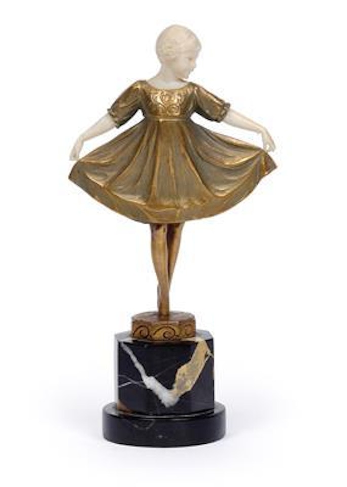 A girl's figure Lieselotte by Ferdinand Preiss