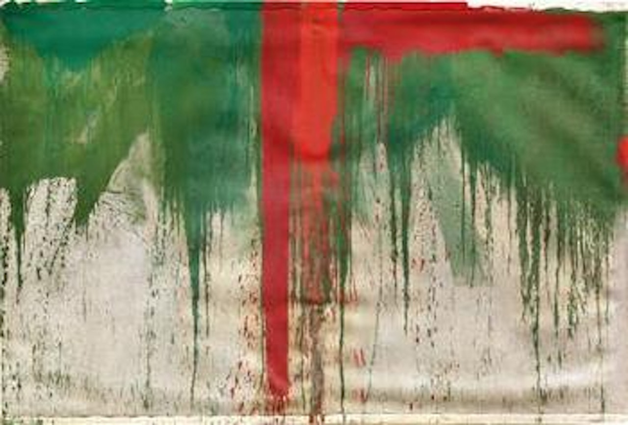 Action painting by Hermann Nitsch