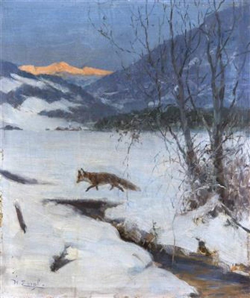 Fuchs auf der Pirsch by Hugo Engl