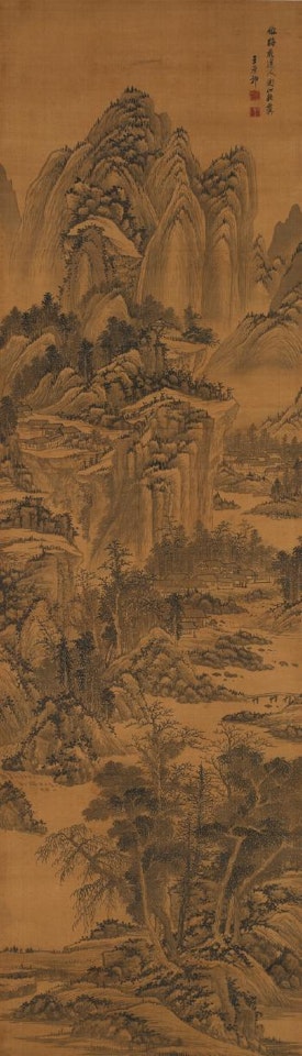 Autumn landscape by Wang Yuanqi