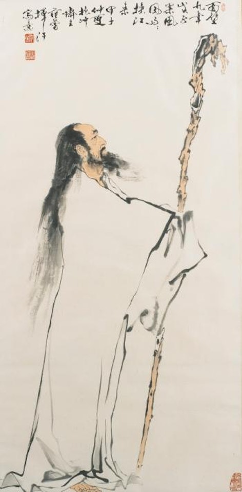 Portrait of Bodhidharma by Fan Zeng