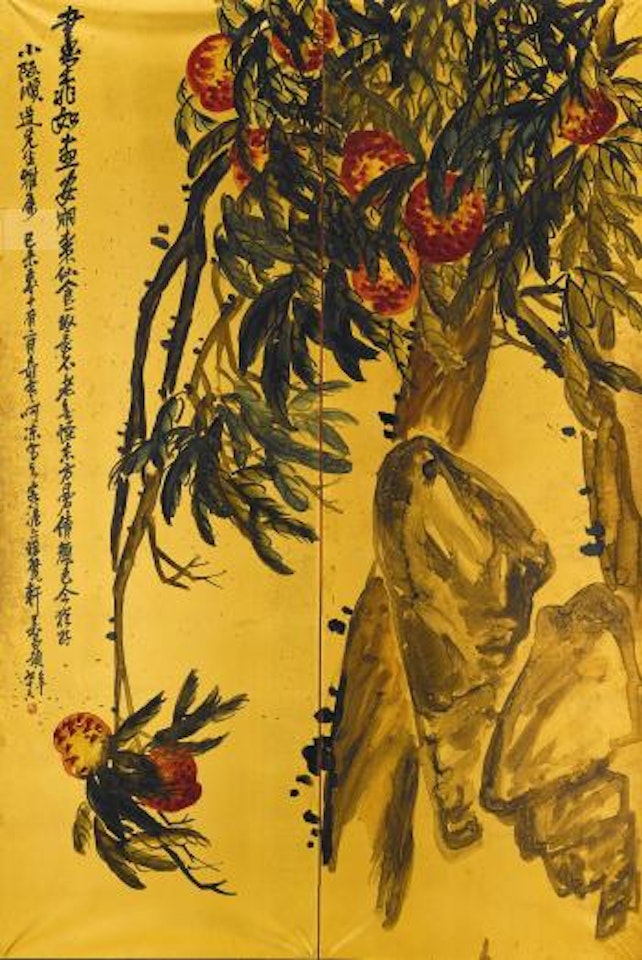 Longevity Peach by Wu Changshuo