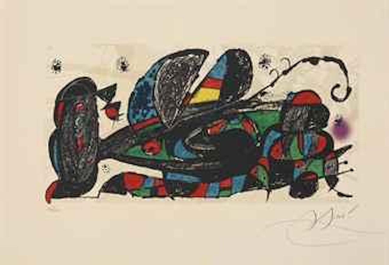 Planche issue de Joan Miró par Johnson Sweeney (Mourlot 934 ; Cramer Books 191) by Joan Miró