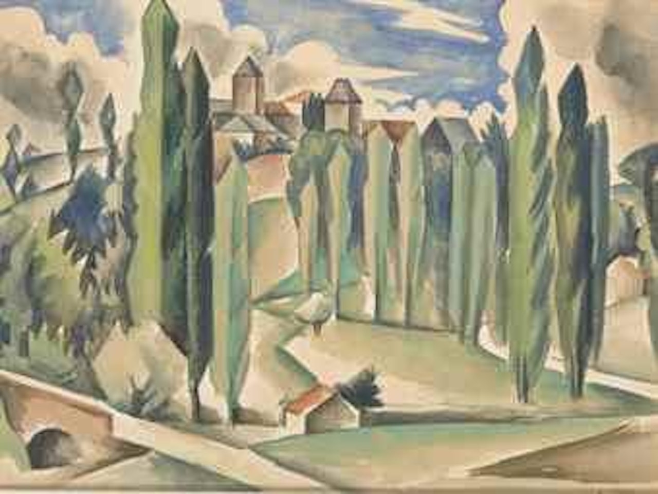 Paysage de Bourgogne by André Lhote