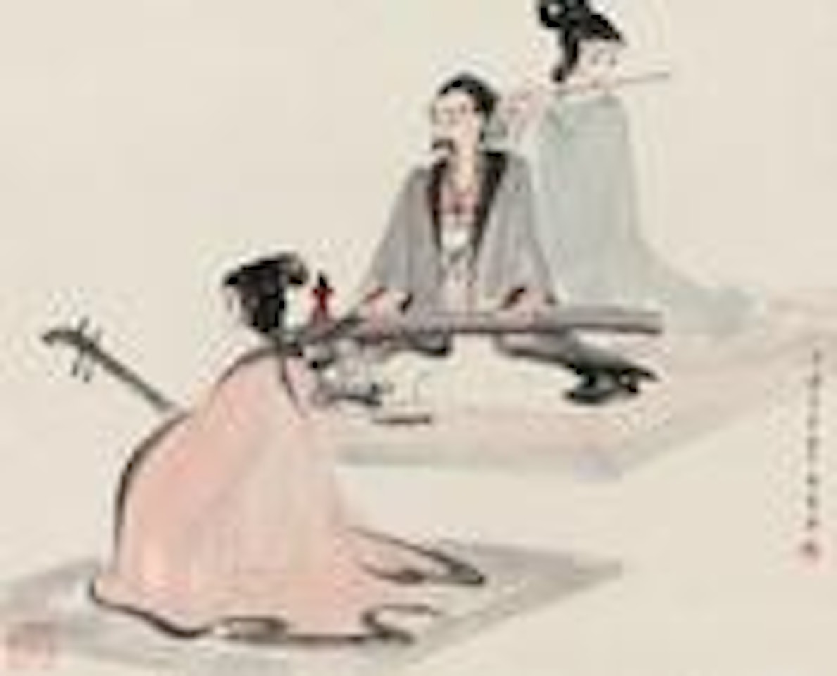 Xie'an in Concert by Fu Baoshi