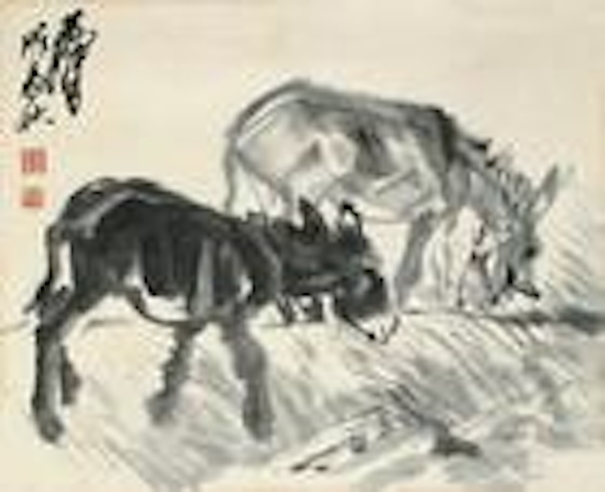 Donkeys by Huang Zhou