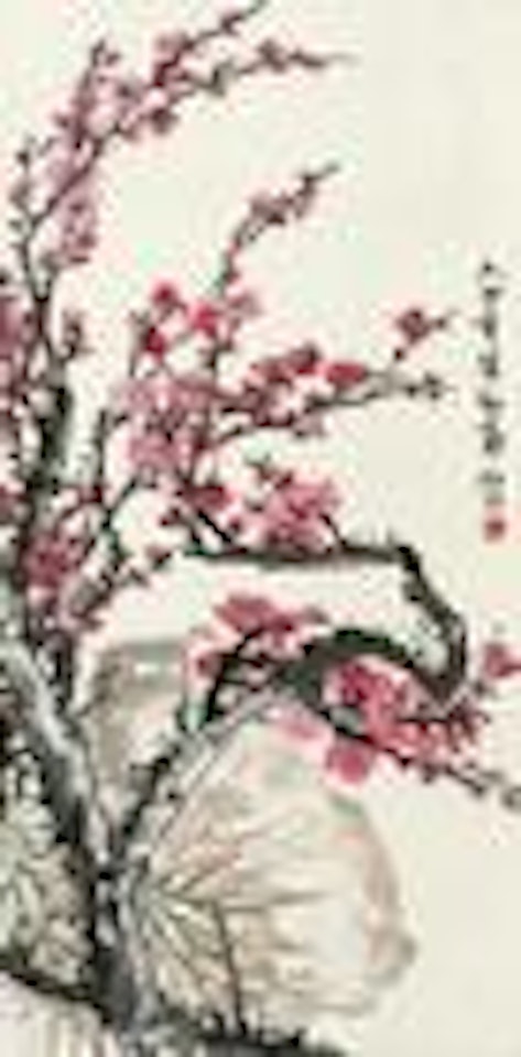 Red plum by Lu Yifei
