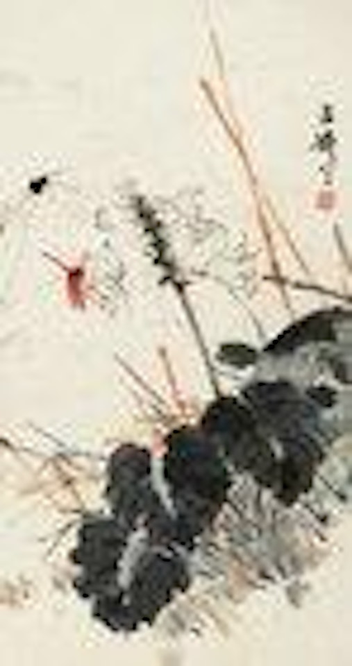 Flower and Dragonfly by Wang Xuetao