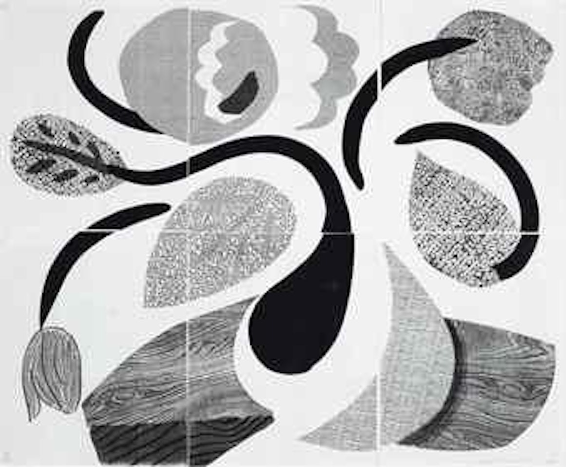 Dancing Flowers, May 1986 by David Hockney