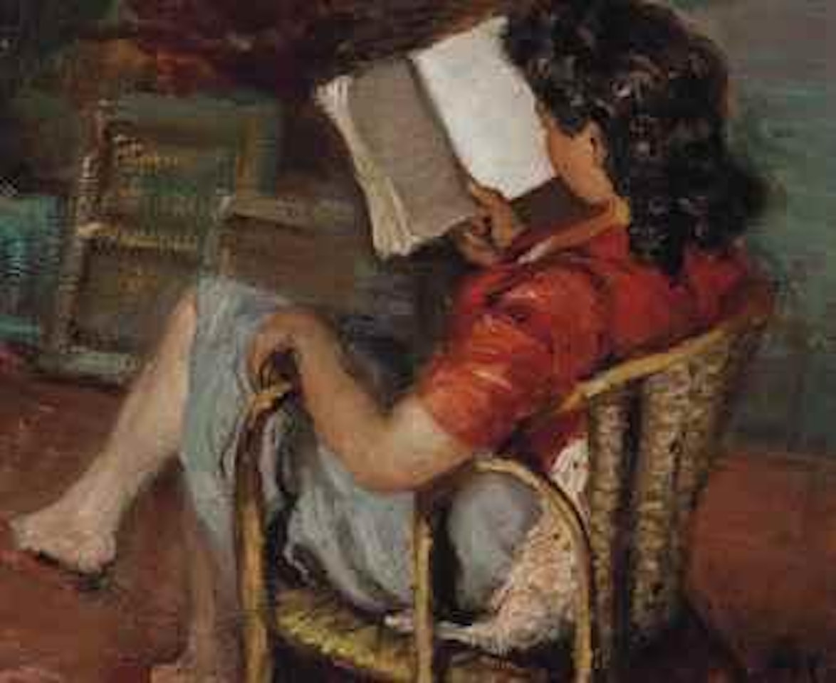 Jeune Femme à La Lecture by Marcel Dyf